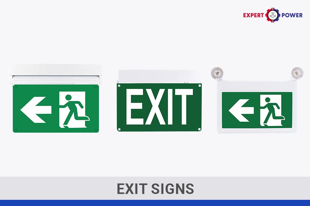 Emergency Exit Signs