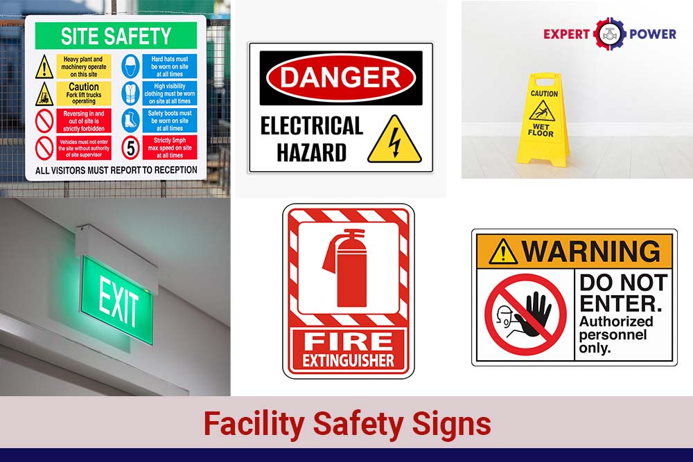 Facility Safety Signs