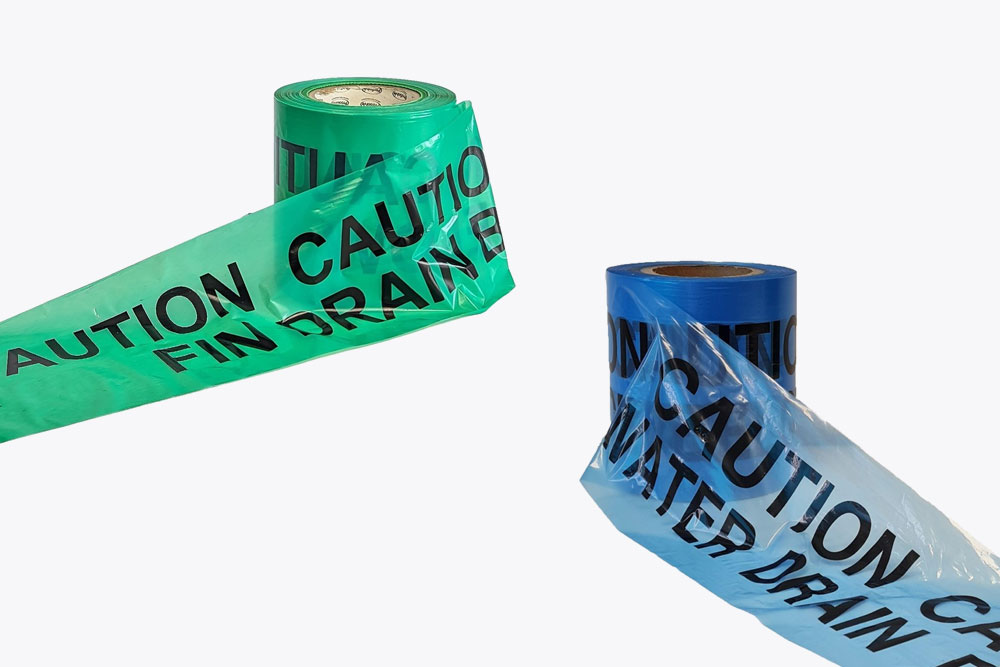 Drainage Line Warning Tape