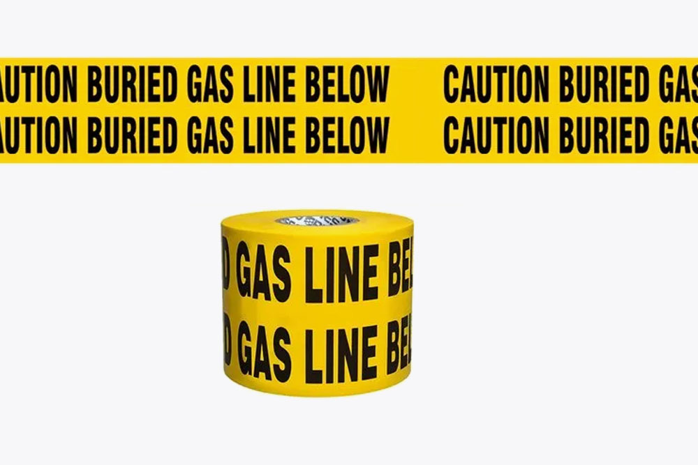 Gas Line Warning Tape