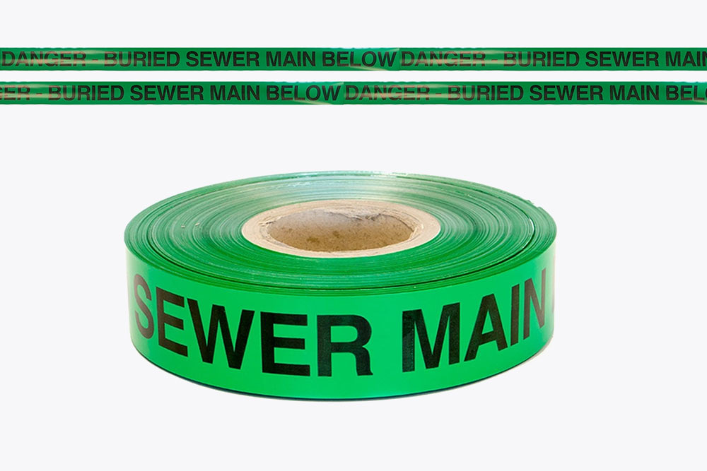 Sewer Line Warning Tape